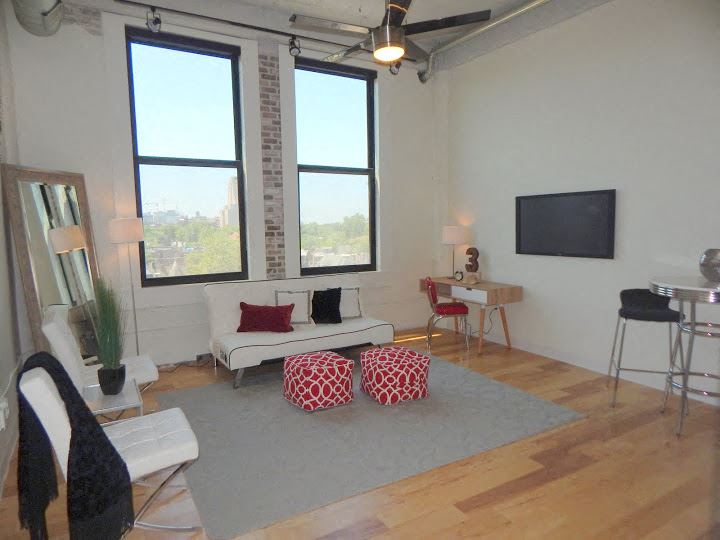 Living Space at Lofts at Euclid, Missouri, 63108 - Photo Gallery