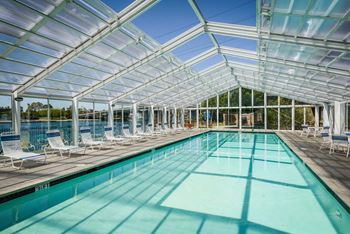 Heated Enclosed Greenhouse Pool