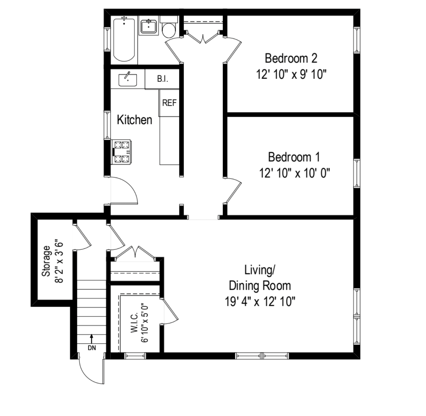 1400-06 Central St. Studio-2 Beds Apartment for Rent - Photo Gallery 10