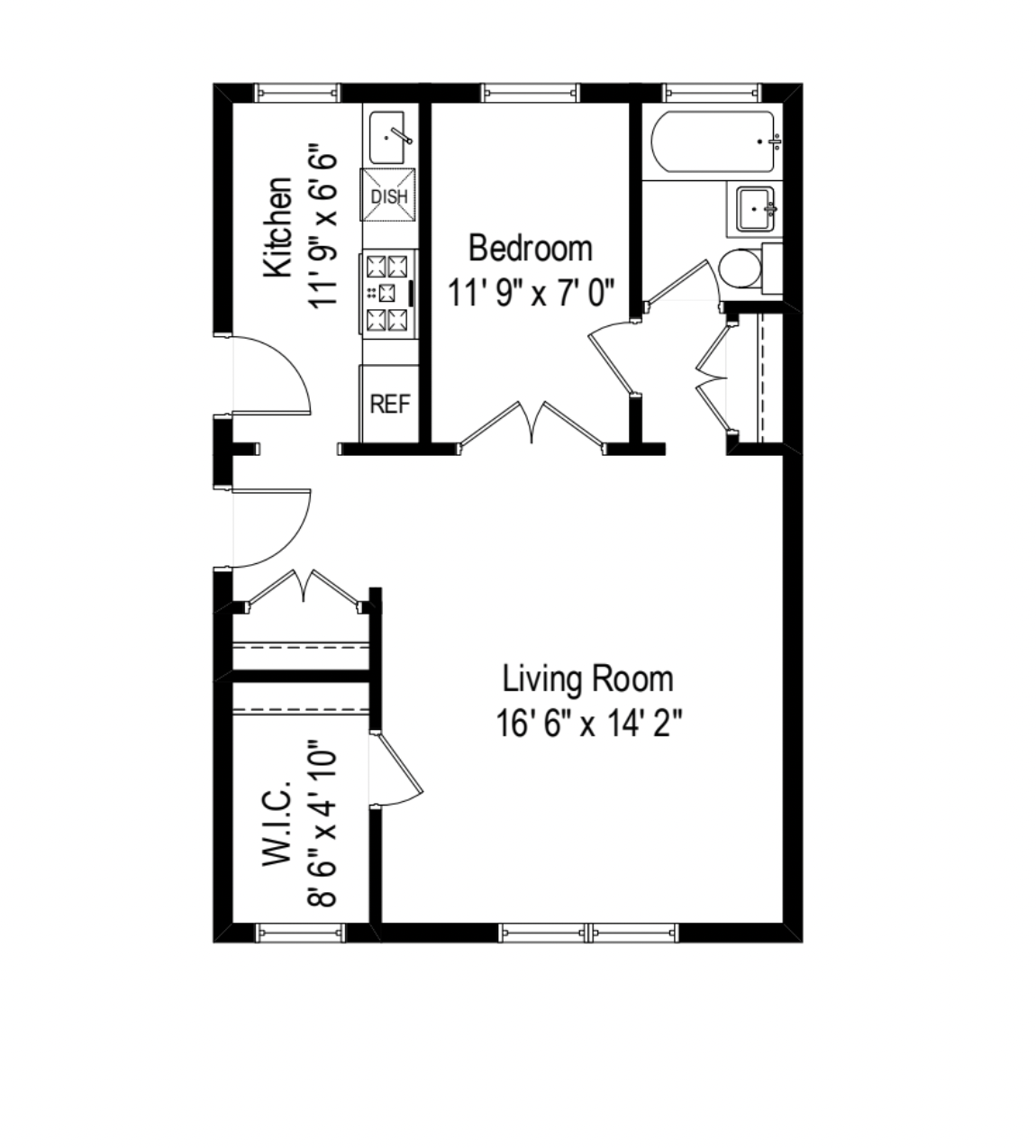 1400-06 Central St. Studio-2 Beds Apartment for Rent - Photo Gallery 9