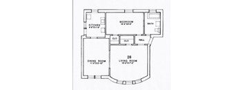 1 Bedroom - 1 Bathroom