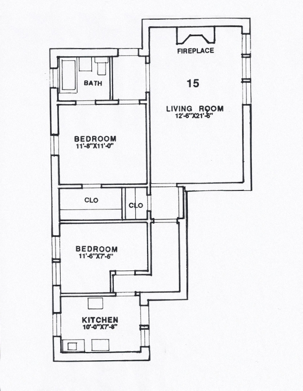 2804 N Cambridge 2 bed 1 bath