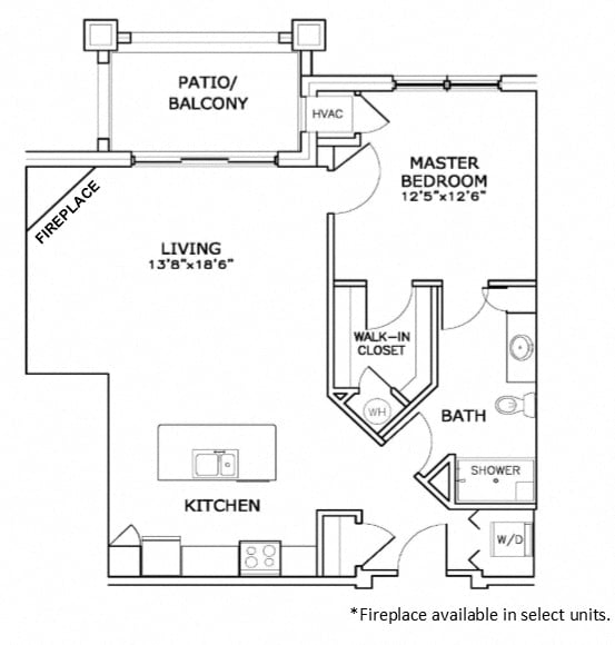 A2 Floorplan at Paragon Place at Bishops Bay