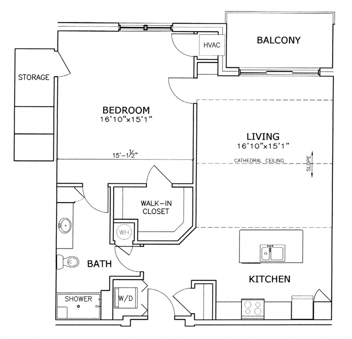 A3 Floorplan at Paragon Place at Bishops Bay
