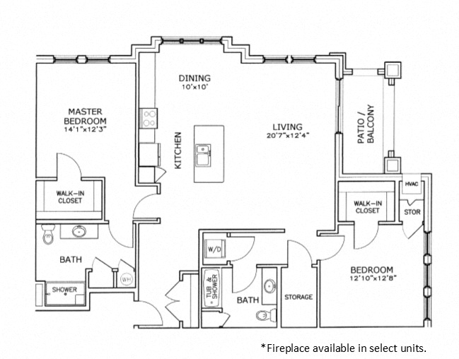 E11 Floorplan at Paragon Place at Bishops Bay