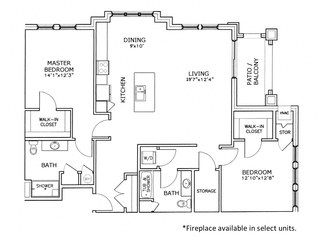 E9 Floorplan at Paragon Place at Bishops Bay