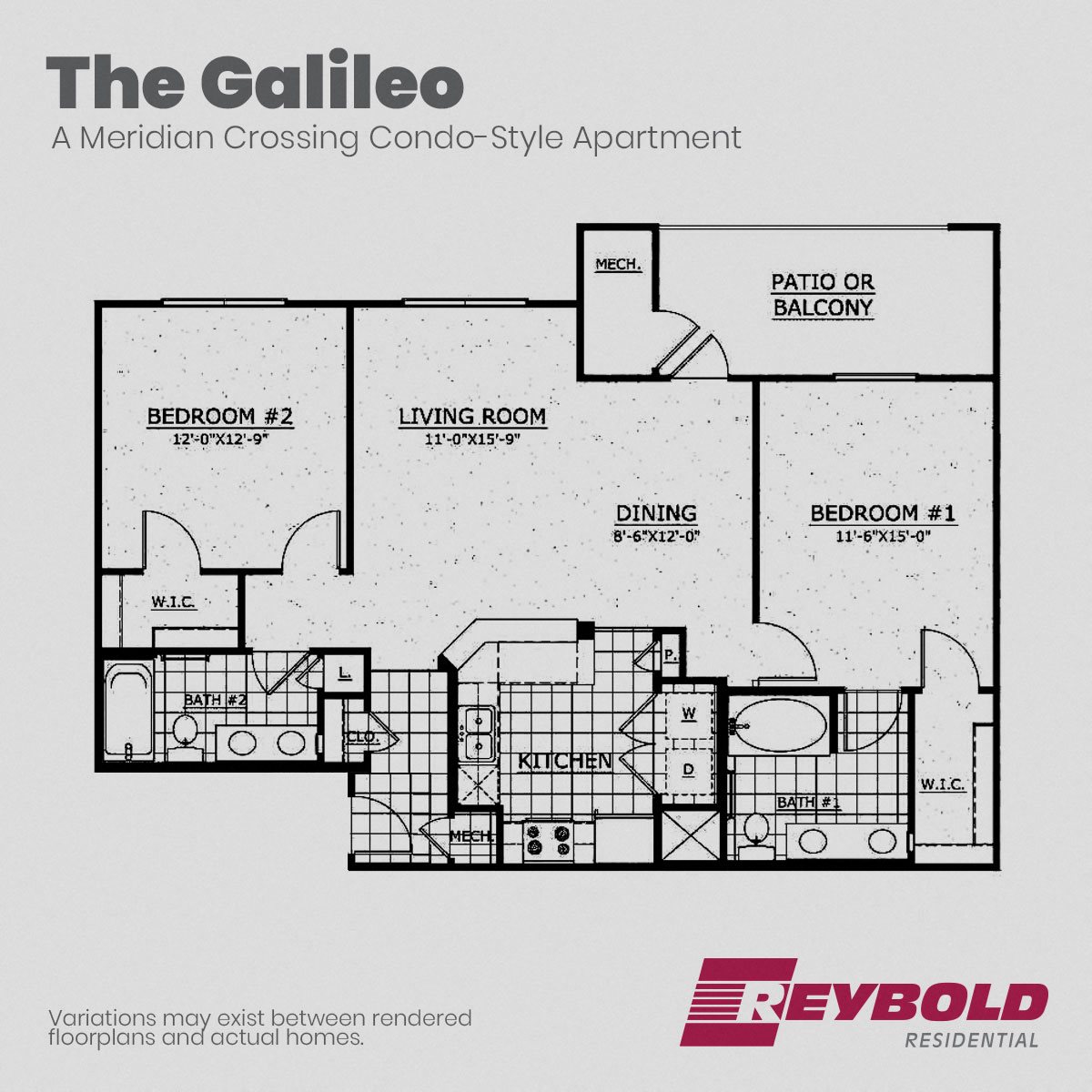 A rendering of the Galileo floor plan. A rendering of the Galileo floor plan.