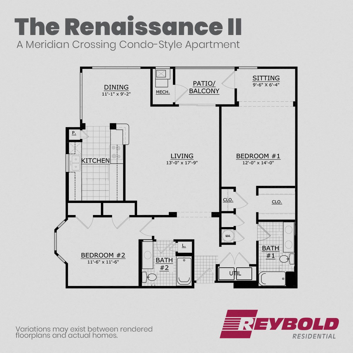 A rendering of the Renaissance II floor plan. A rendering of the Renaissance II floor plan.
