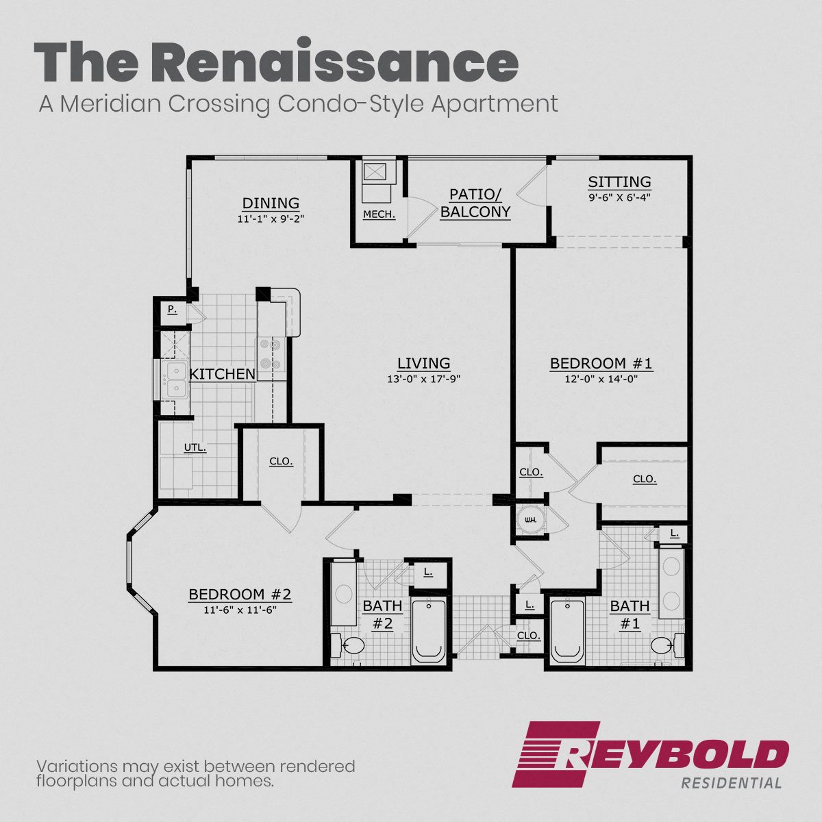 A rendering of the Renaissance floor plan. A rendering of the Renaissance floor plan.