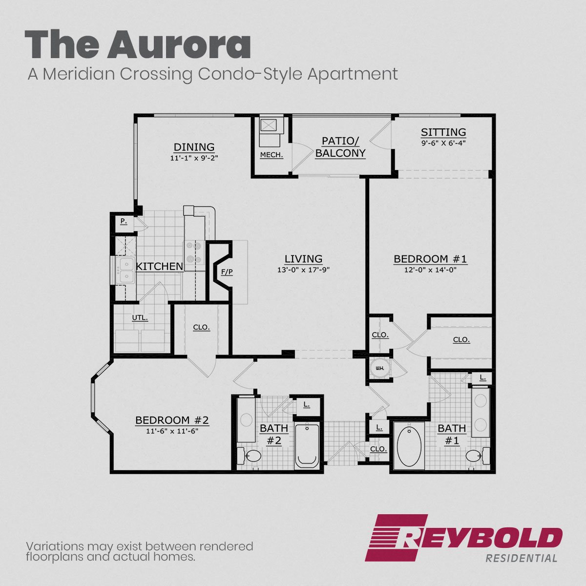 A rendering of the Aurora floor plan. A rendering of the Aurora floor plan.