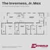 A floorplan of the Inverness, Jr. Max single-family home at Ascot Landing
