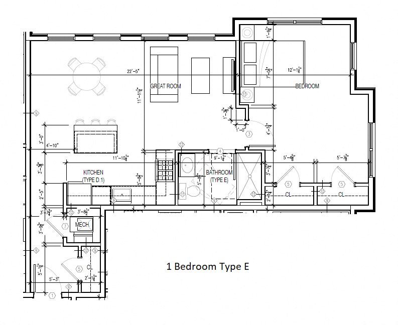 Type E Floor Plan 5