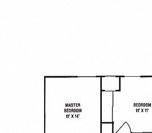 2 Bedroom, 1 Bath