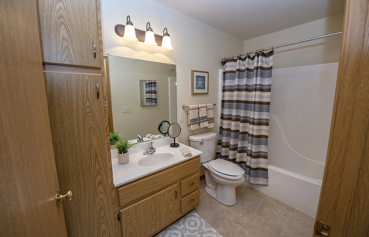 a bathroom with a sink toilet and a shower