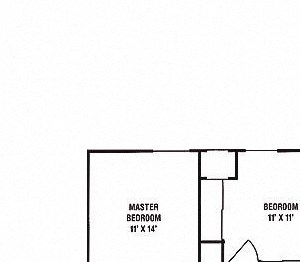 2 Bedroom, 1 Bath B