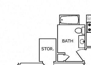 C3 - 2 bedroom, 1 bath*