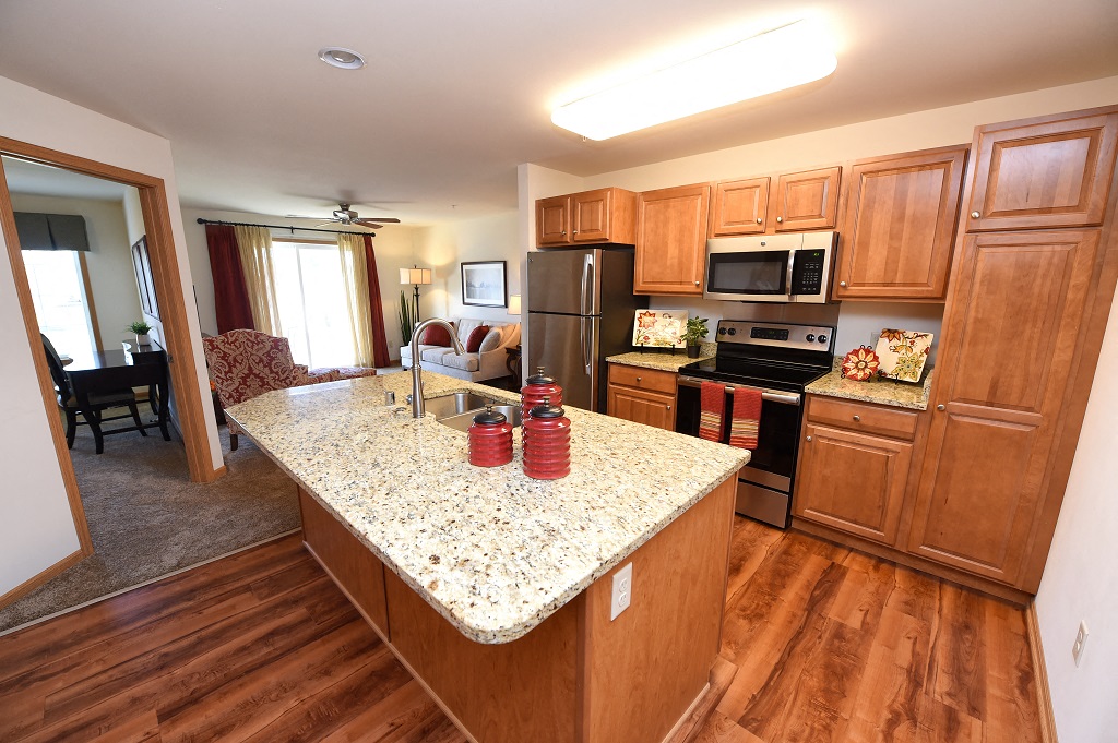 Open Concept Kitchen with Island