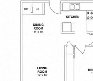 A1 - One Bedroom, One Bath*