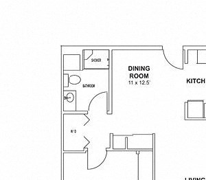 E1 - Two Bedroom, 2 Bath