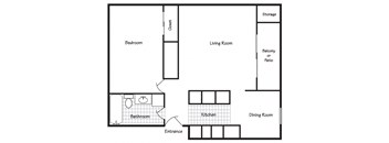 Richland, WA Maple Ridge 1 bedroom 1 bath