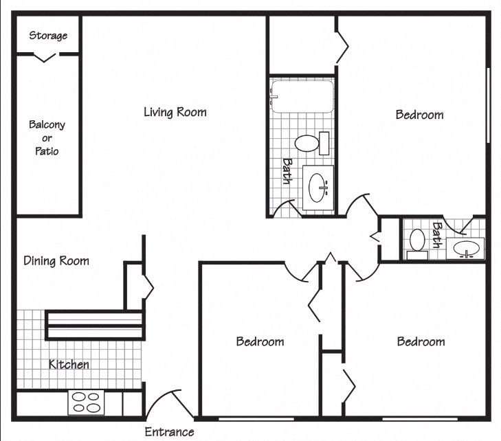 Floor Plans of Maple Ridge in Richland, WA