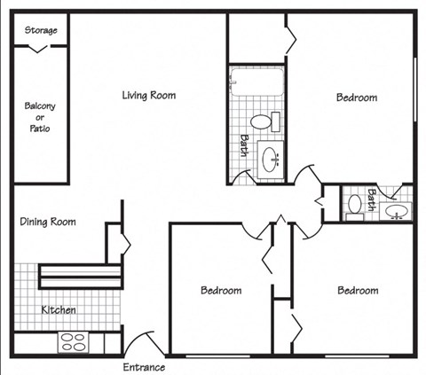 Richland, WA Maple Ridge 3 bedroom  bath