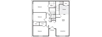 Richland, WA Maple Ridge 3 bedroom 1 bath