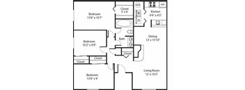 Richland, WA ArborPointe Apartments 3 bedroom 1 bath