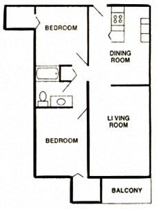 Richland, WA Cedar North Apartments 2 bedroom 1 bath
