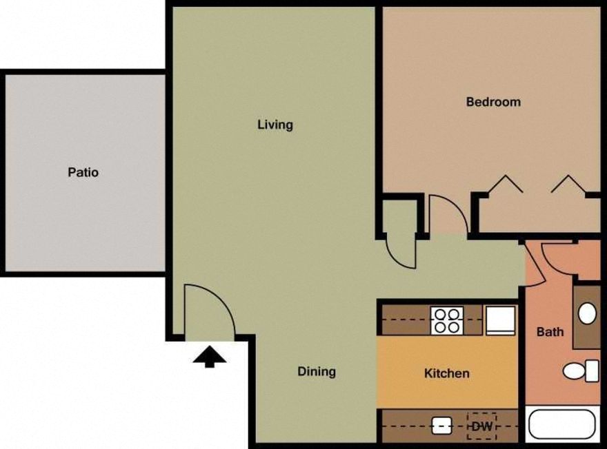 7458 Crosscreek Drive 1-2 Beds Apartment, Condo, Townhouse for Rent - Photo Gallery 10