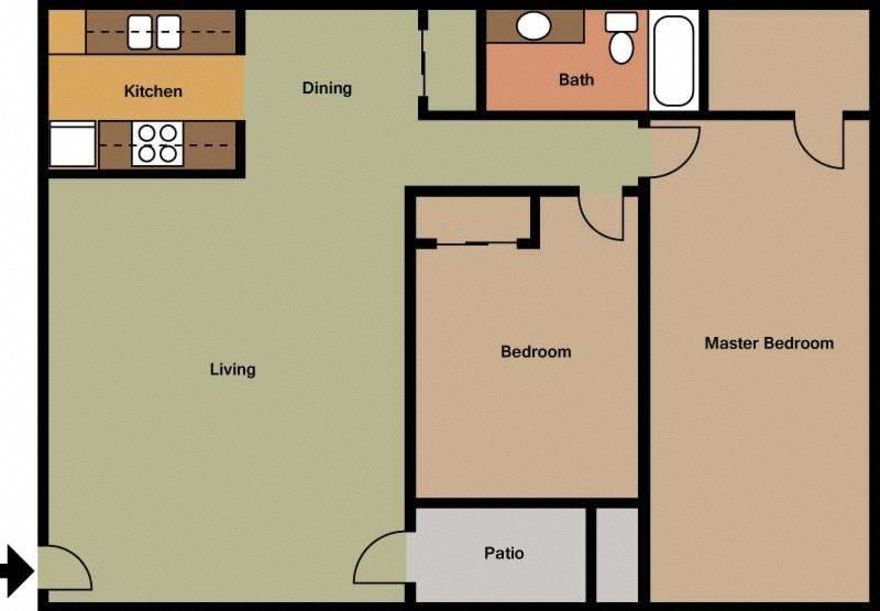 7458 Crosscreek Drive 1-2 Beds Apartment, Condo, Townhouse for Rent - Photo Gallery 13