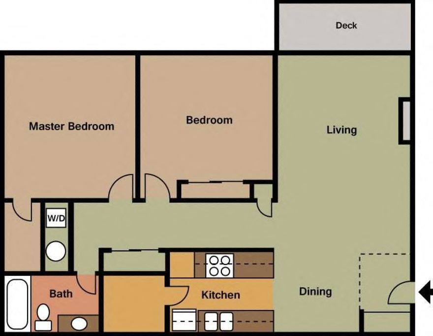 7458 Crosscreek Drive 1-2 Beds Apartment, Condo, Townhouse for Rent - Photo Gallery 14