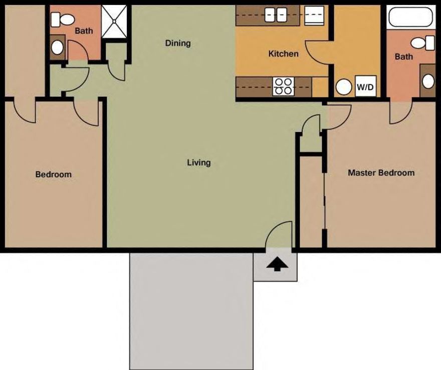 7458 Crosscreek Drive 1-2 Beds Apartment, Condo, Townhouse for Rent - Photo Gallery 16