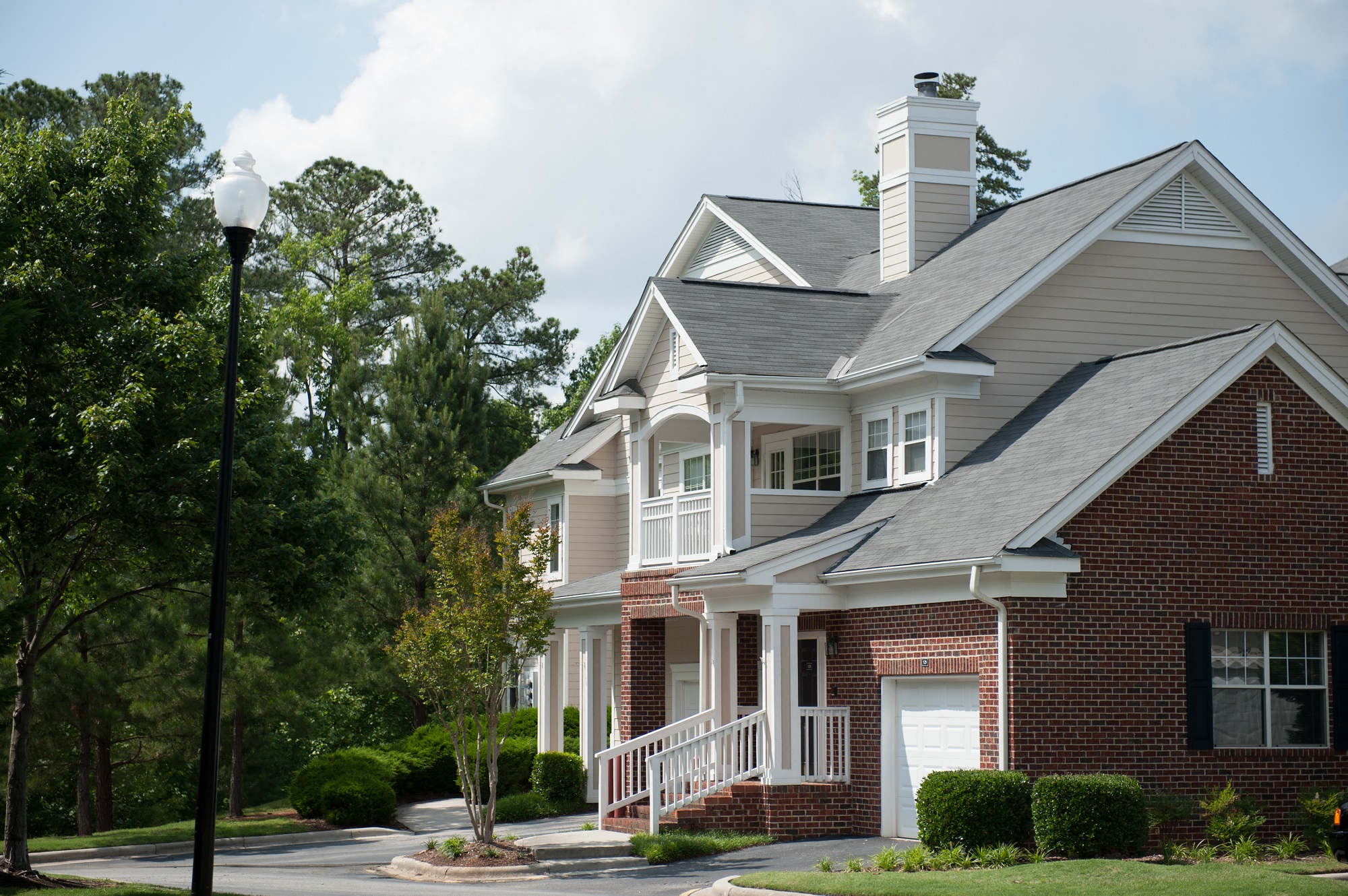 Private Entries and Balconies with Each Home