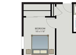 Caballero 2 Bed 2 Bath Floor Plan Caballero 2 Bed 2 Bath Floor Plan