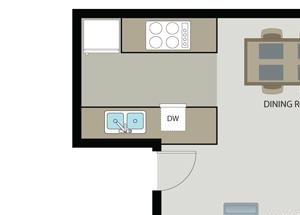 Cavalier 1 Bed 1 Bath Floor Plan Cavalier 1 Bed 1 Bath Floor Plan
