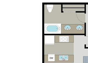 Verde 2 Bed 2 Bath Floor Plan Verde 2 Bed 2 Bath Floor Plan
