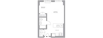 A2 Floor Plan at 34 Berry, New York, 11249