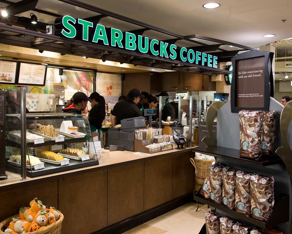 On-site Starbucks, at Wentworth House, North Bethesda, Maryland