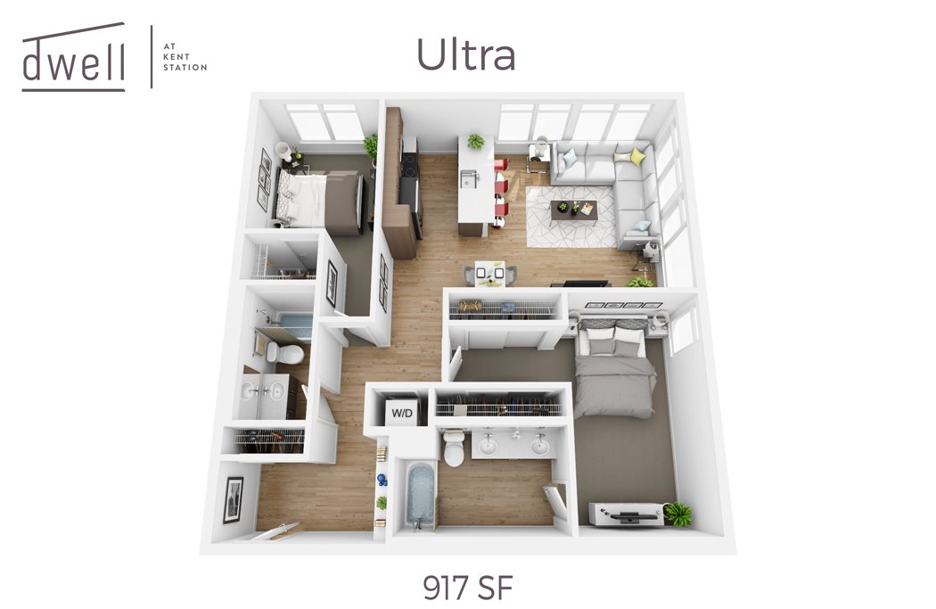 Ultra Two Bedroom Two Bath