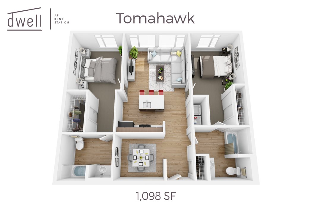 Tomahawk Two Bedroom Two Bath