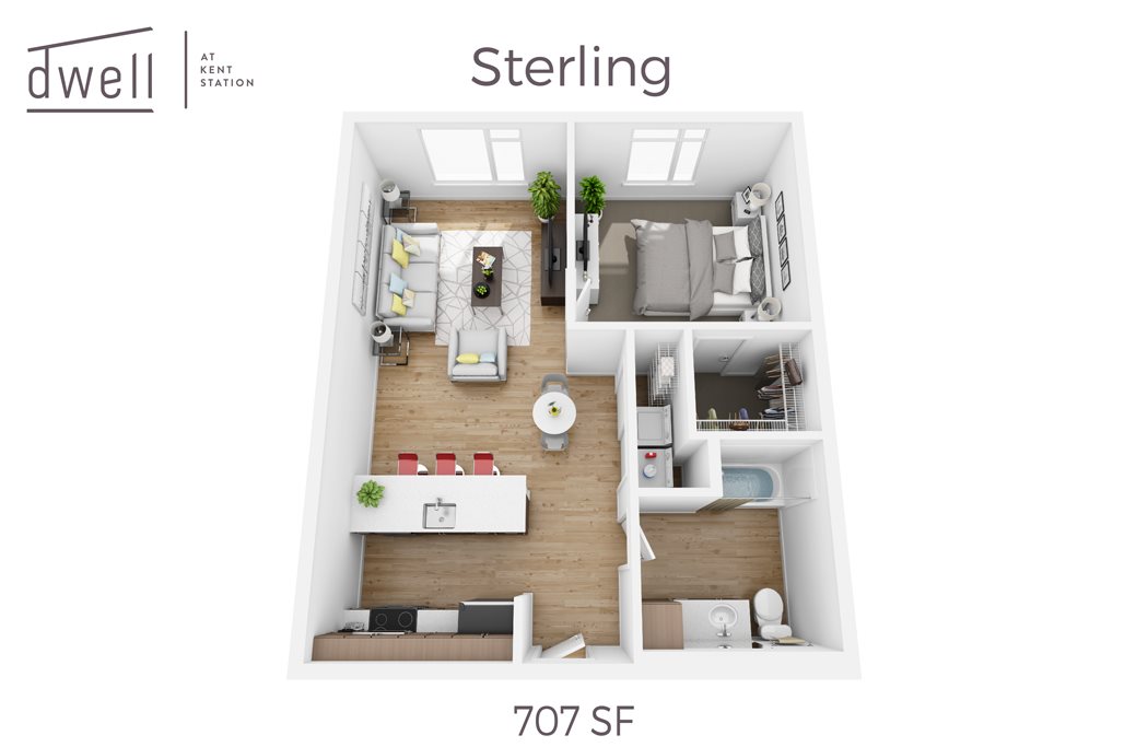 Sterling One Bedroom One Bath