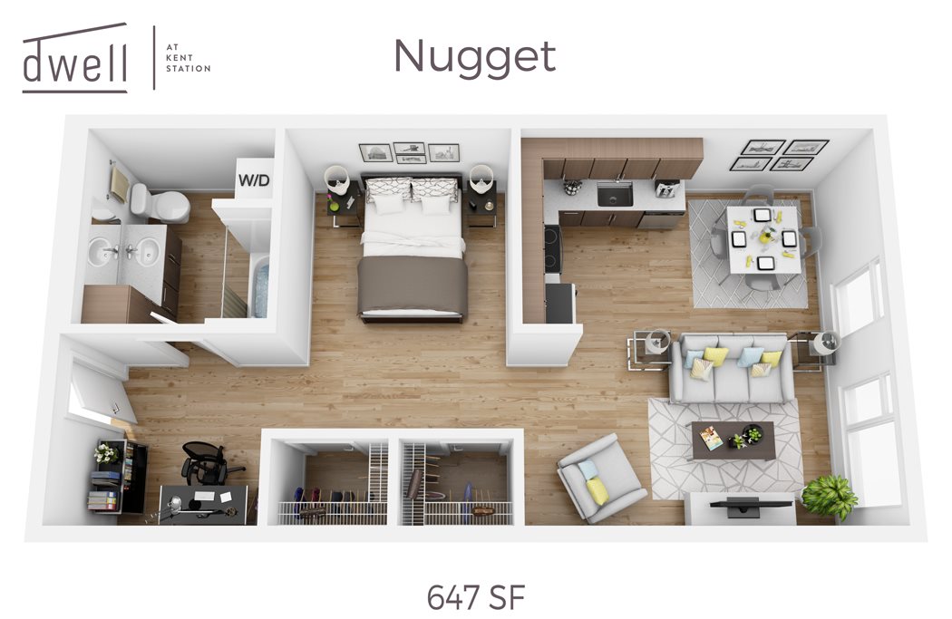 Nugget Open Floorplan Studio