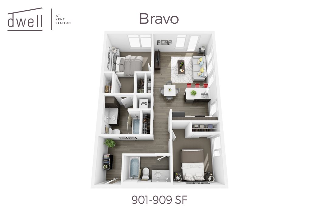 Bravo Two Bedroom Two Bath