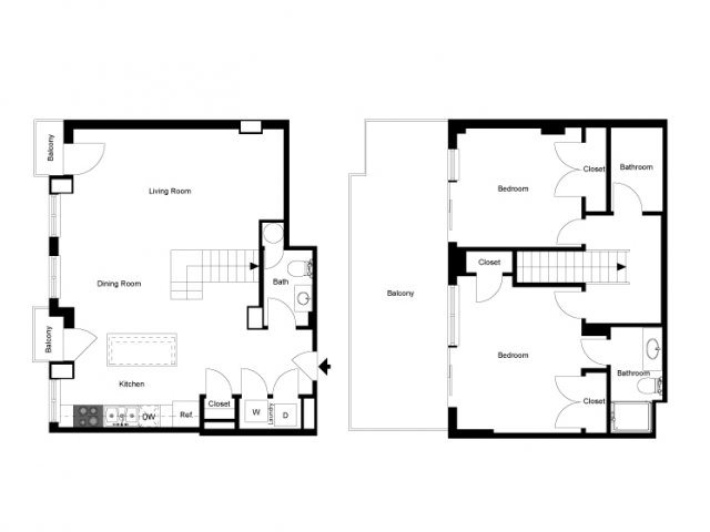 2 Bedroom Penthouse Floor Plan 2 Bedroom Penthouse Floor Plan