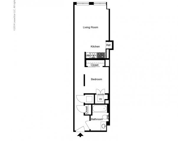 Alcove 1 Bedroom B Floor Plan Alcove 1 Bedroom B Floor Plan