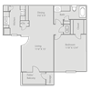 Madison Floor Plan Madison Floor Plan at Ridgecrest Apartments in Denton, Texas, TX