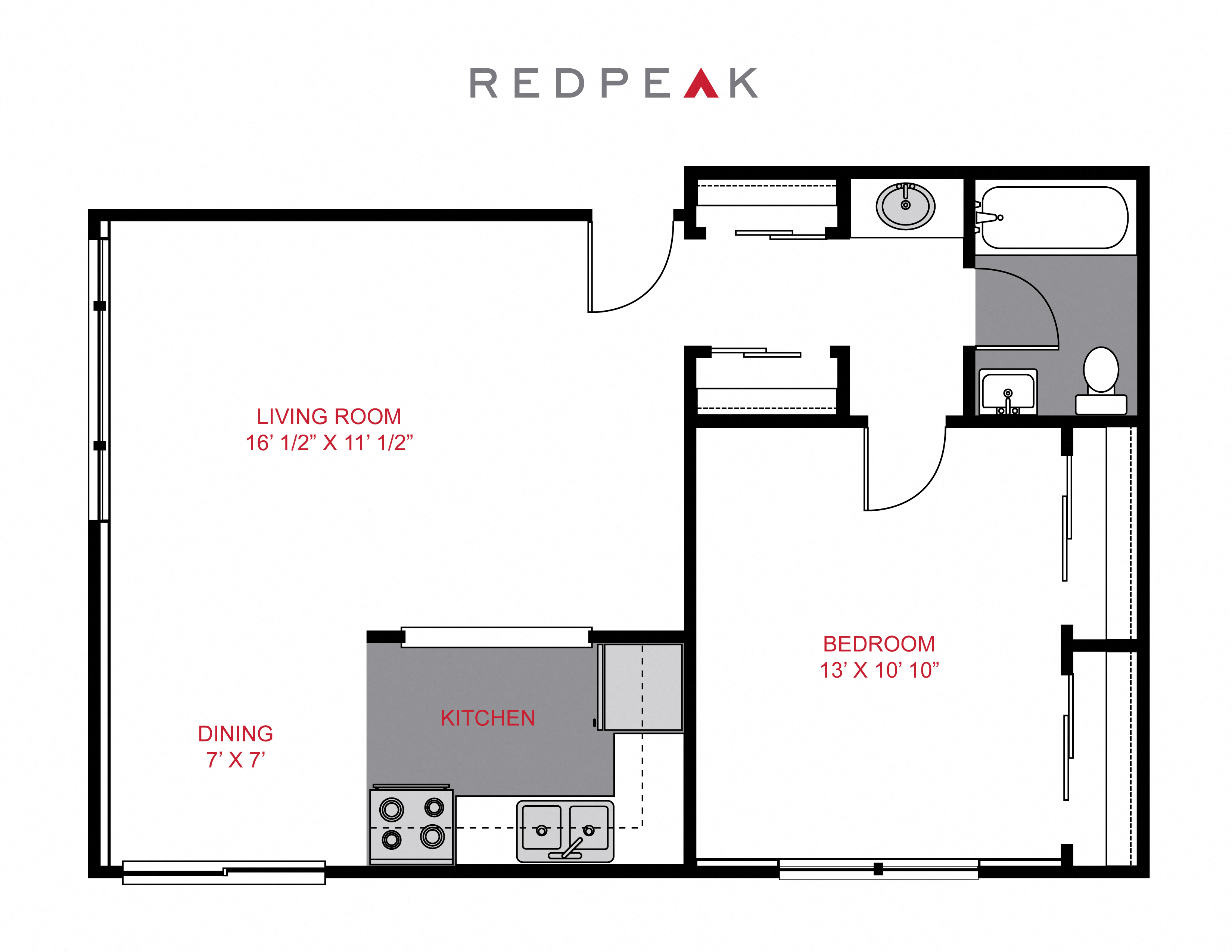 1435 Franklin One Bedroom