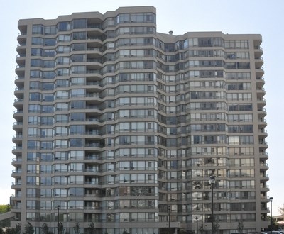 A large building with many windows is shown.