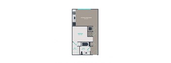 S1 Floor Plan at Link Apartments® West End, Greenville, SC